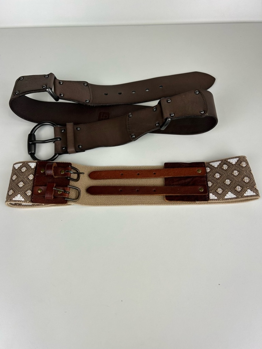 LINEA PELLE BELT LOT SIZE MEDIUM AND LARGE